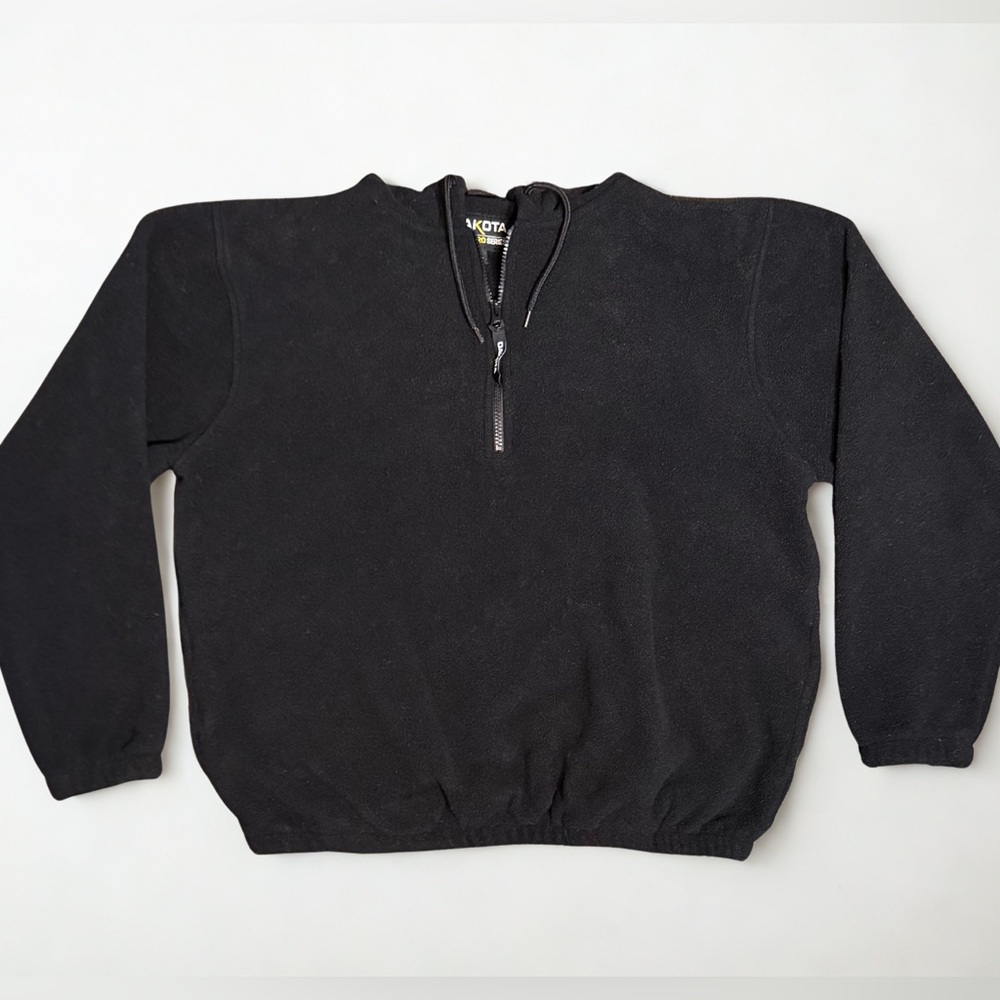 Men's Black Zip-Up Sweater